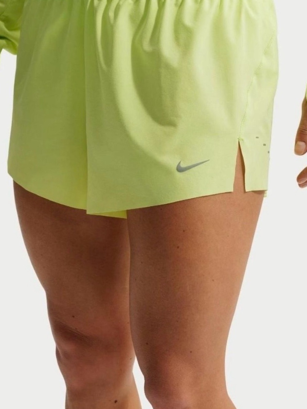 Nike Women's Neon Lime Athletic Shorts